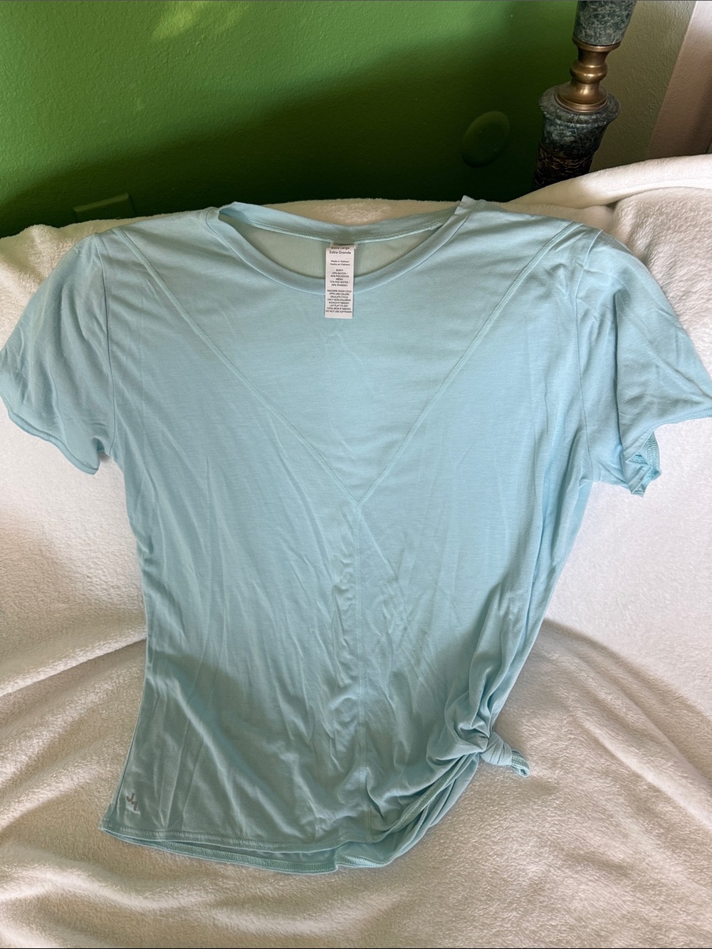 JoyLab Light Teal Short Sleeve Tee - Relaxed Crew Neck